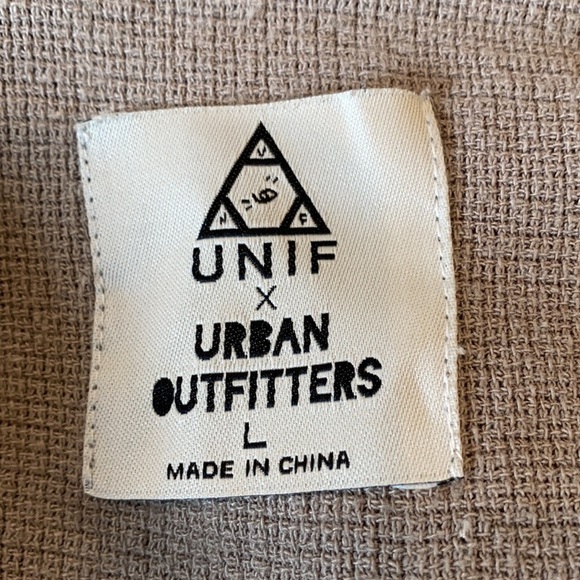 Unif X UO Military Style Tan Utility Jacket Size Large EUC - Picture 6 of 15